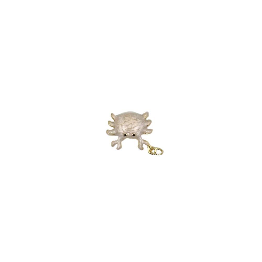 Pendentifs crabe émaillé 18mm