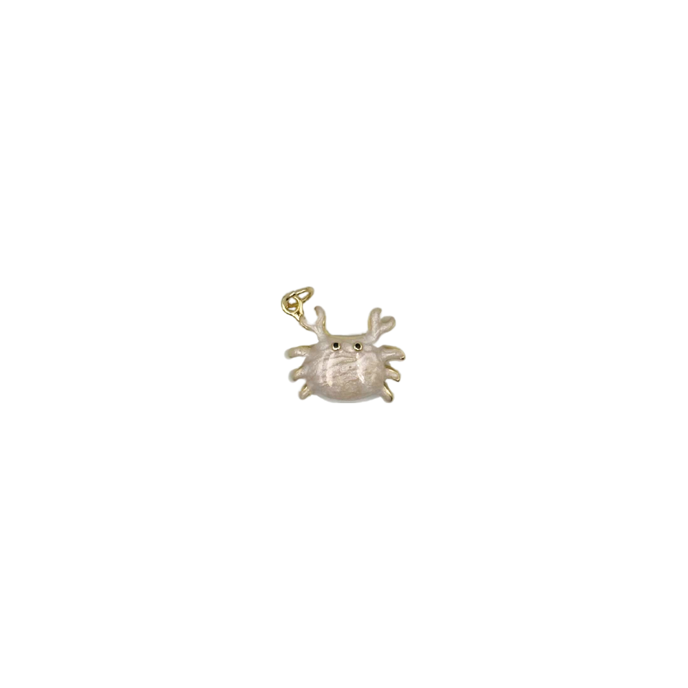 Pendentifs crabe émaillé 18mm