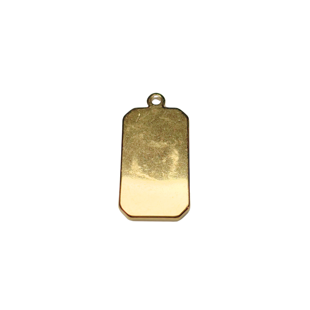 Enameled flower pendants 13x22