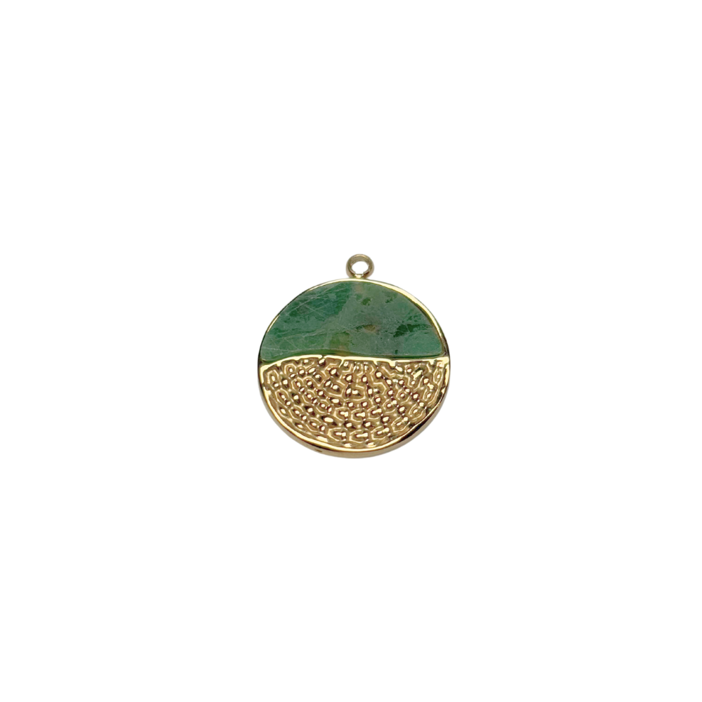 Pendentif pierre 16x18mm