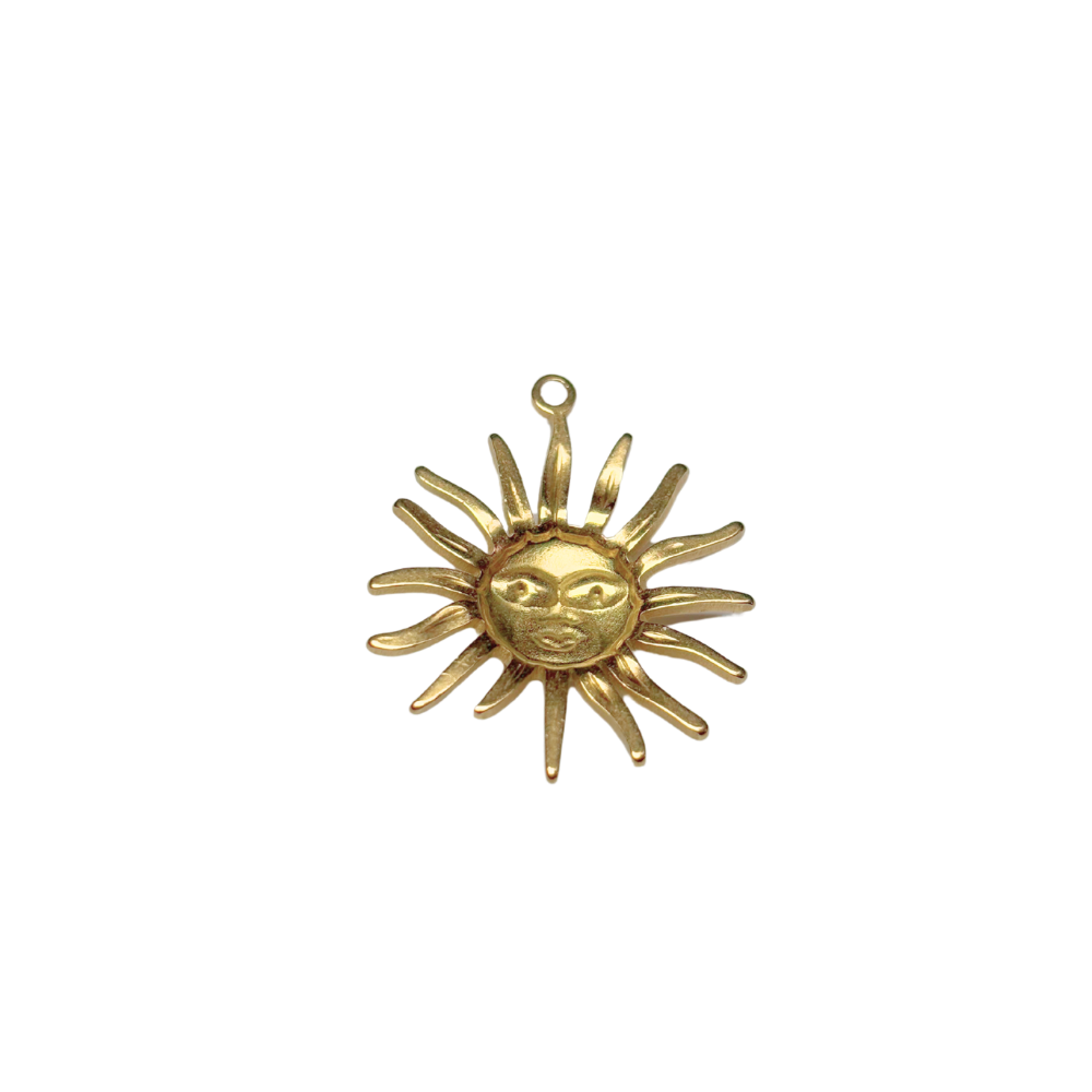 Pendentifs soleil 25x20mm