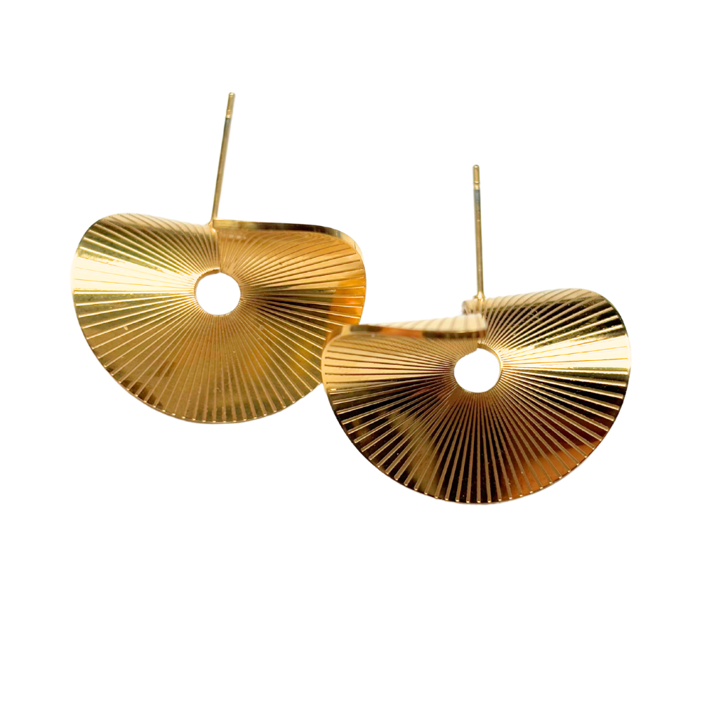 Boucles d'oreilles torsadées 20x25mm