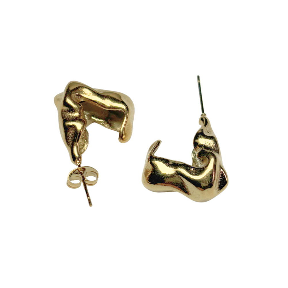 Boucles d'oreilles irrégulières 10x18mm