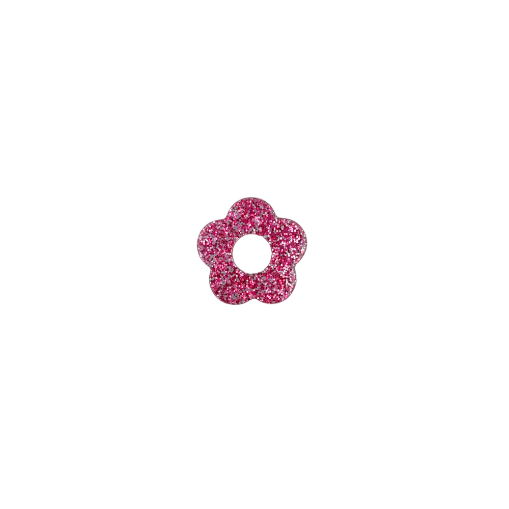 Fleur pailletée 26mm