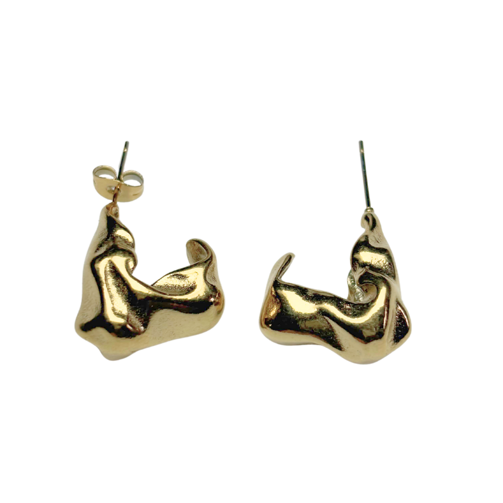 Boucles d'oreilles irrégulières 10x18mm