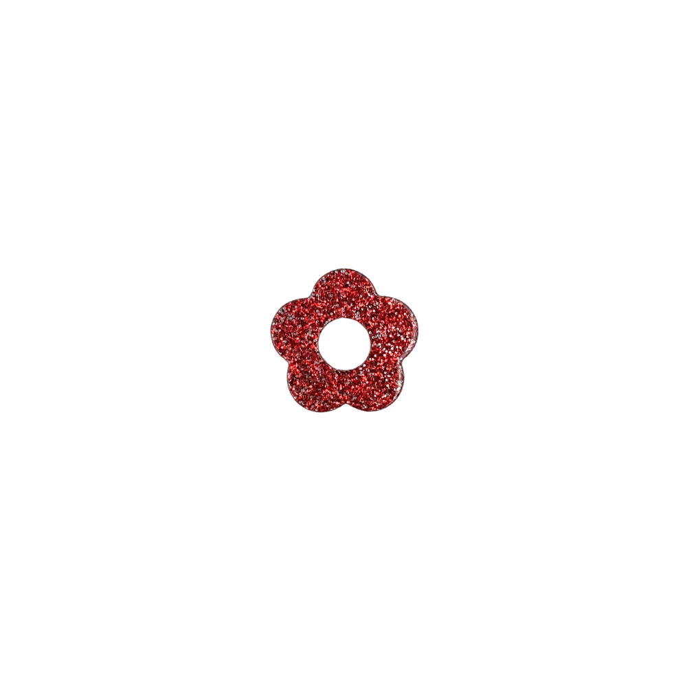 Fleur pailletée 26mm