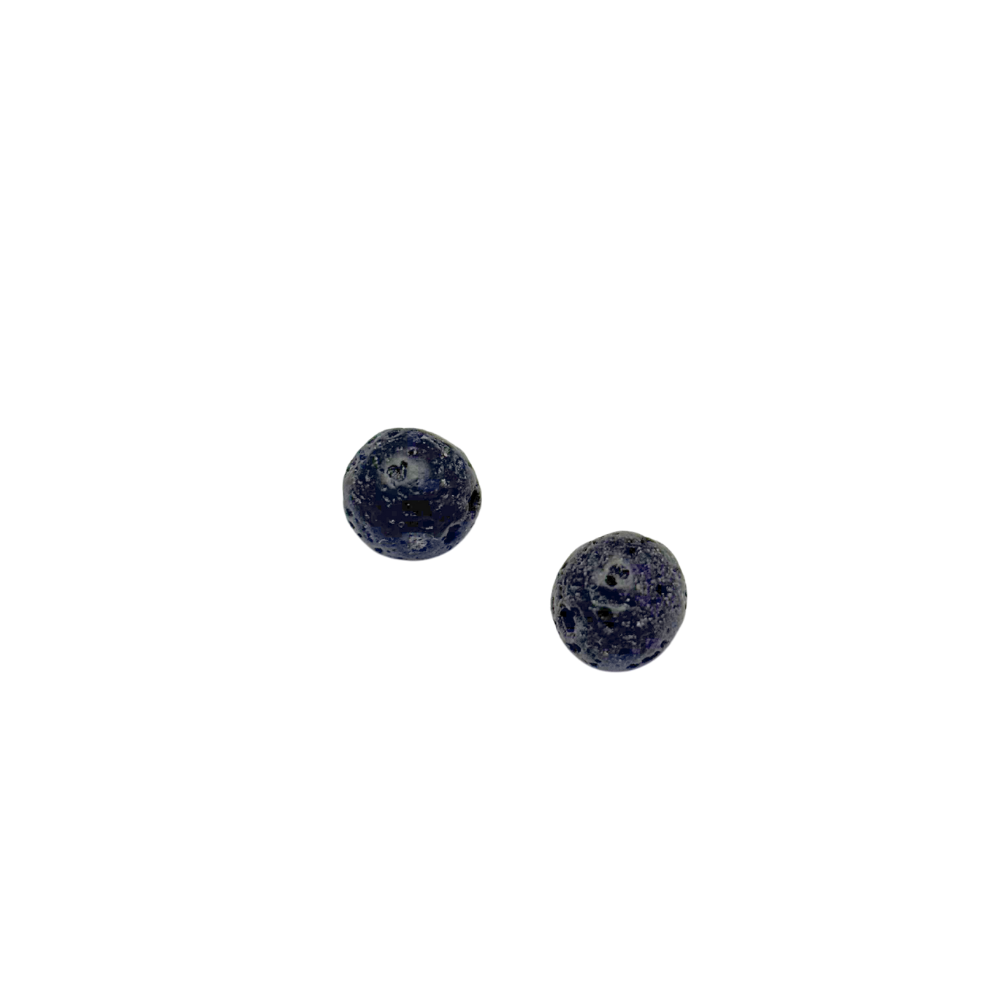 Perle pierre de lave ronde