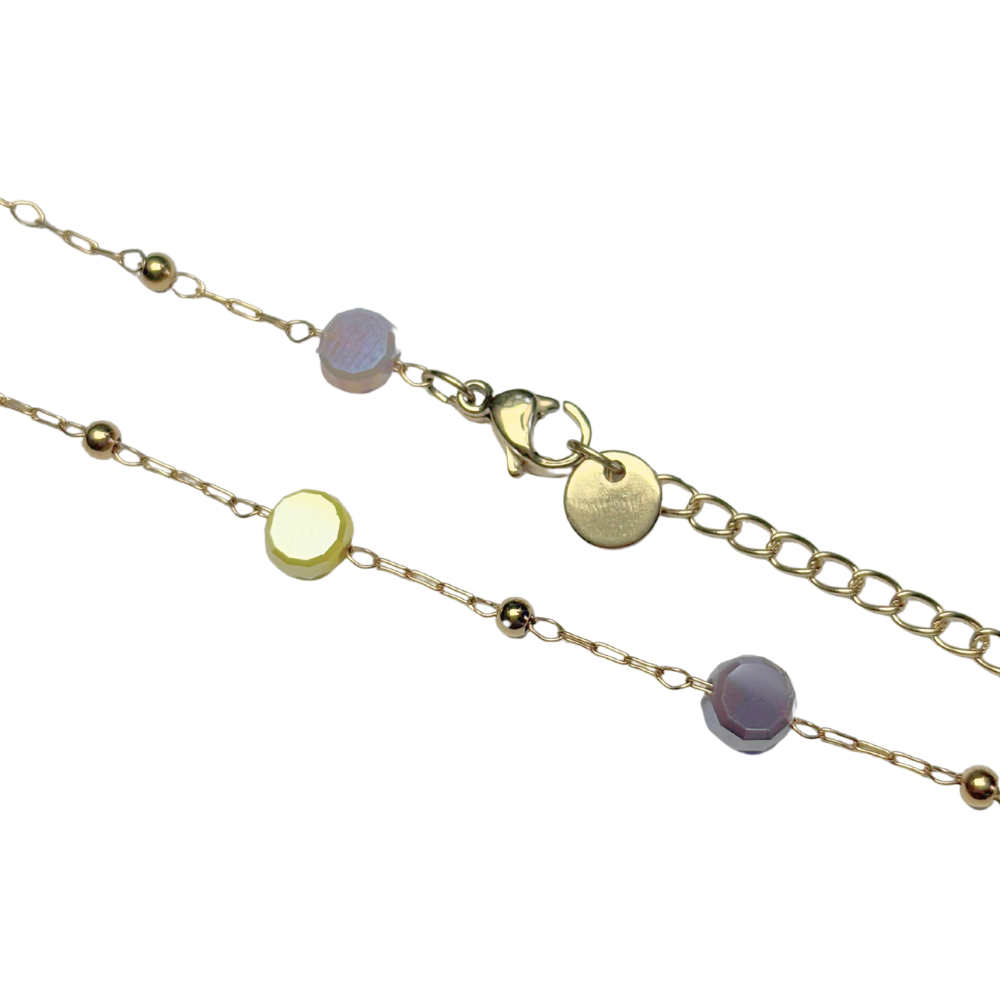 Glasperlenarmband 17+3mm