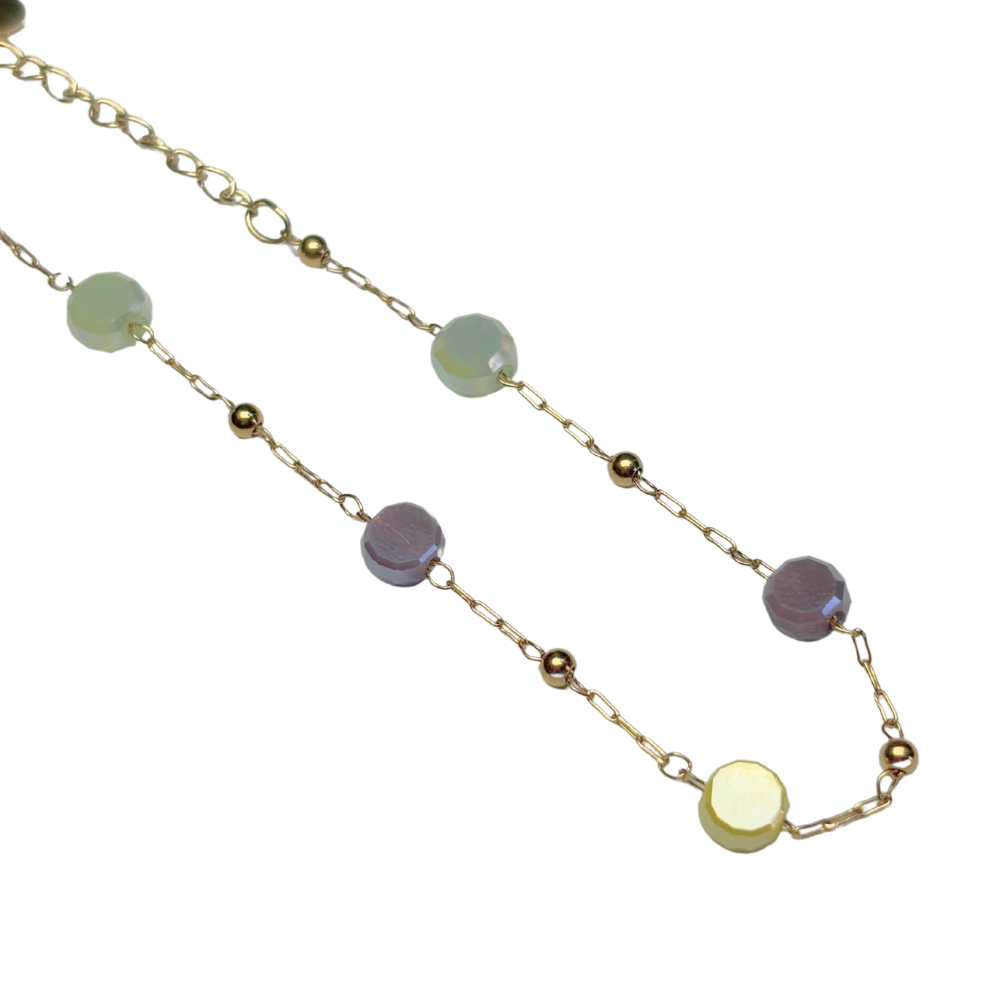 Glasperlenarmband 17+3mm