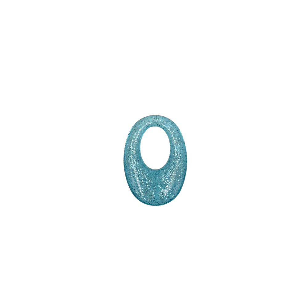 23x33mm glittery ovals