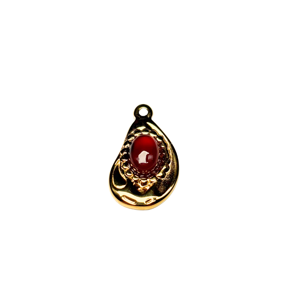 Pendentif pierre naturelle 13x22mm