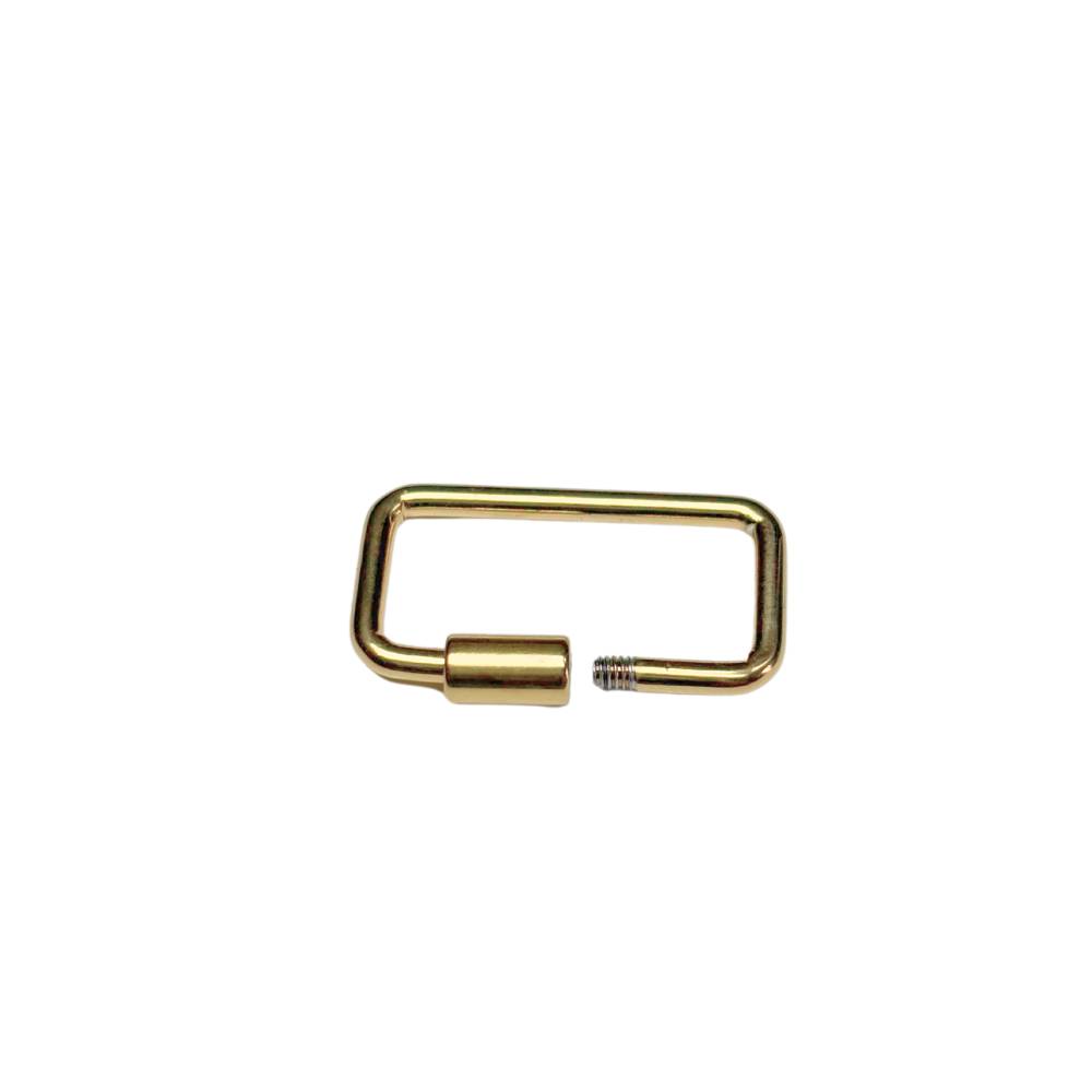 Fermoirs rectangles 25x14mm