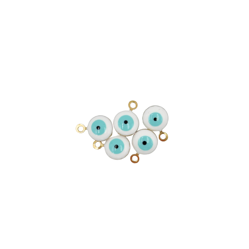 Sequin oeil émaillé 10X7mm