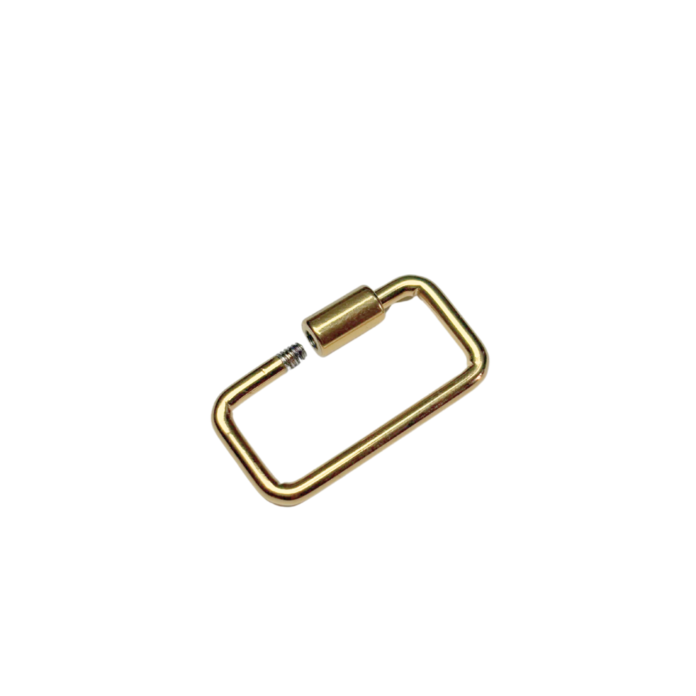 Fermoirs rectangles 25x14mm