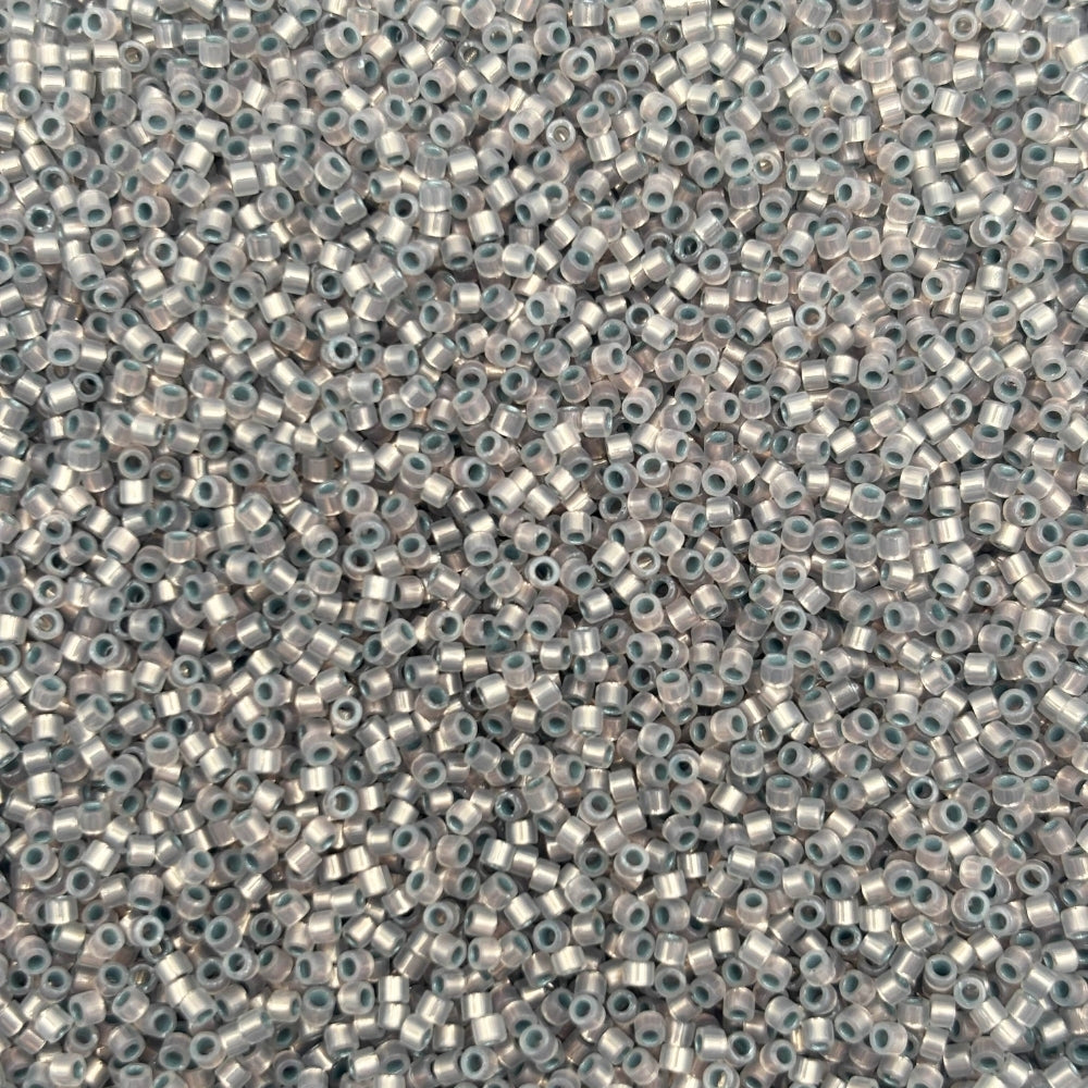 Miyuki delica opal copper lined 11/0