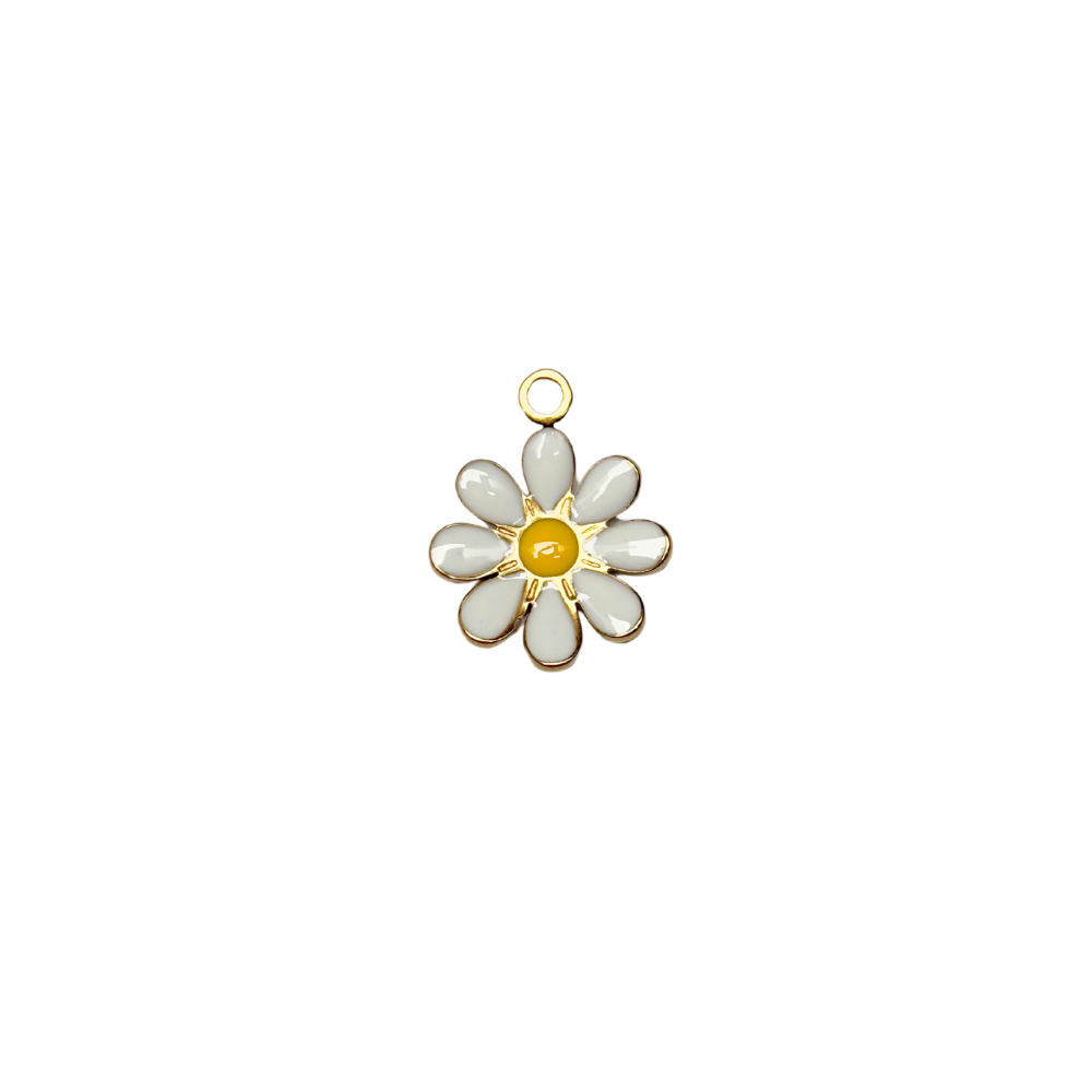Pendentif marguerite 14x17mm