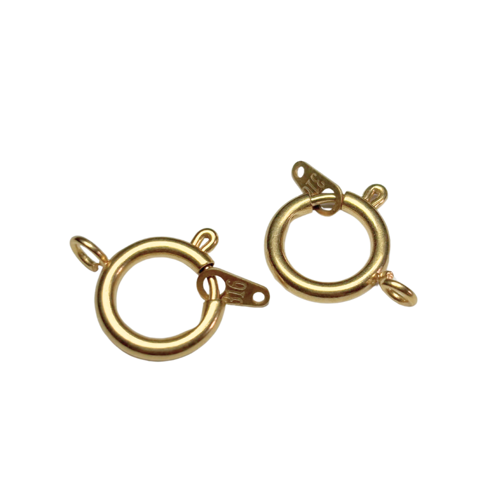 Fermoirs ressort bouée 14mm