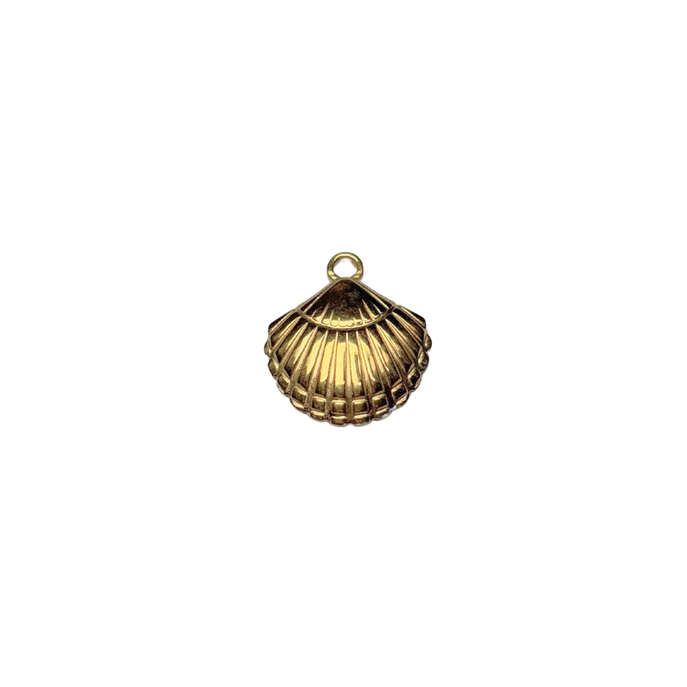 Pendentif coquillage palourde 15x17mm