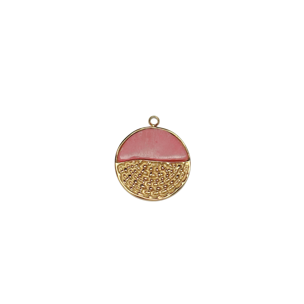 Pendentif pierre 16x18mm