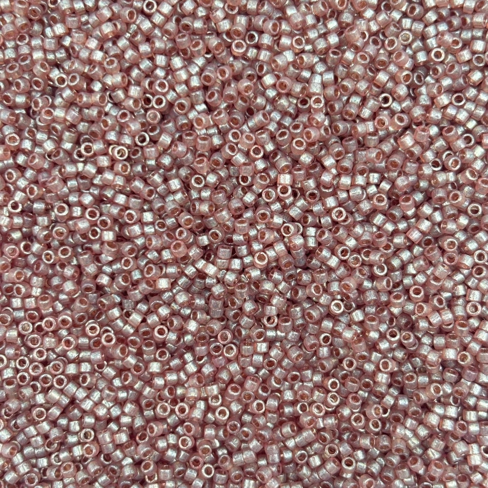 Miyuki delica peach topaz gold luster 11/0