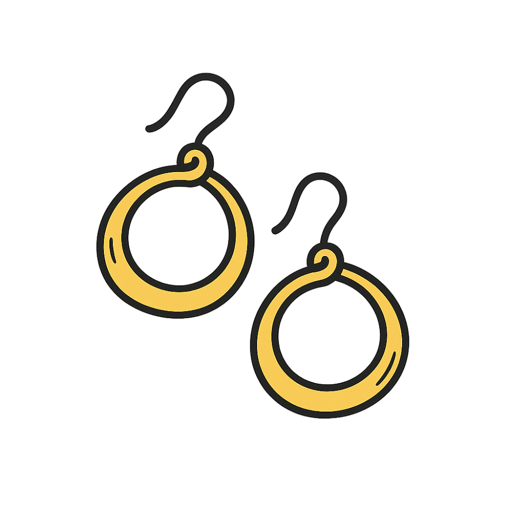 Boucles d'oreilles acier inoxydable