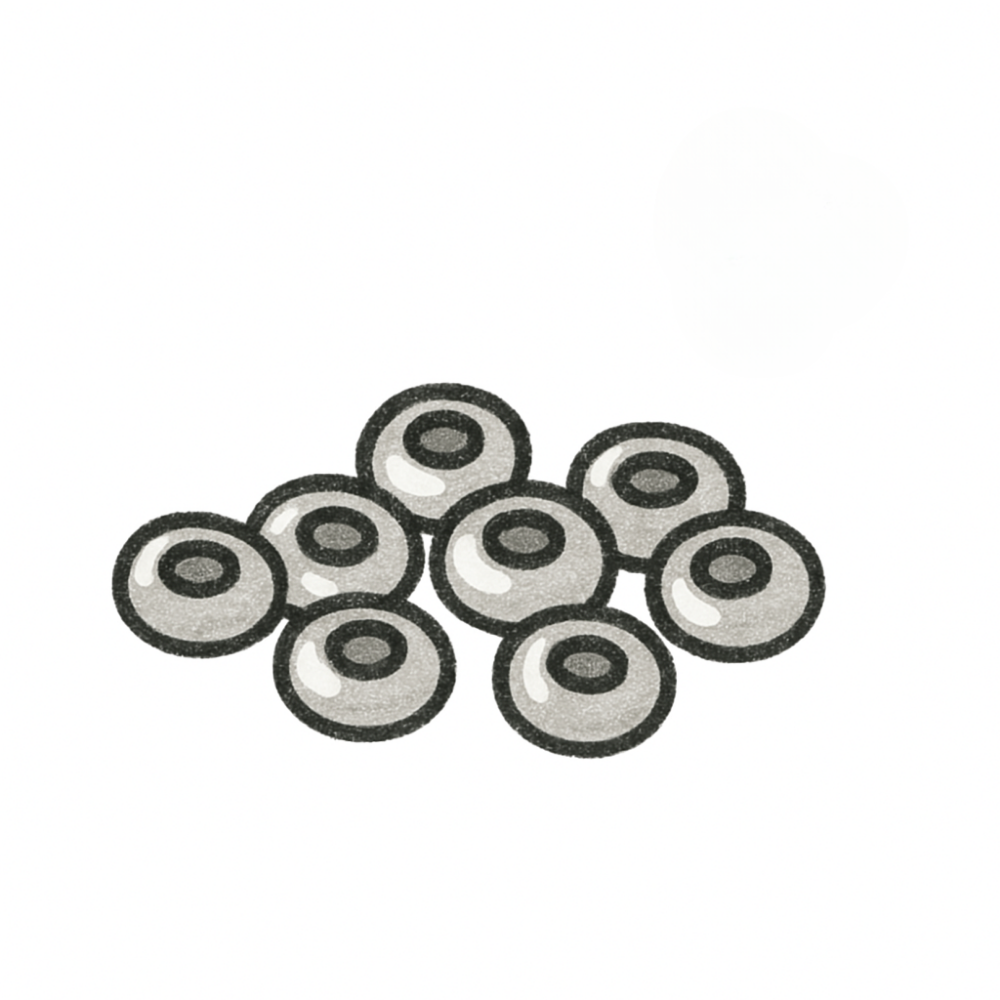 Perles à écraser