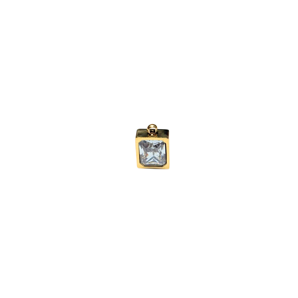 Pendentif strass zirconium 8x12mm