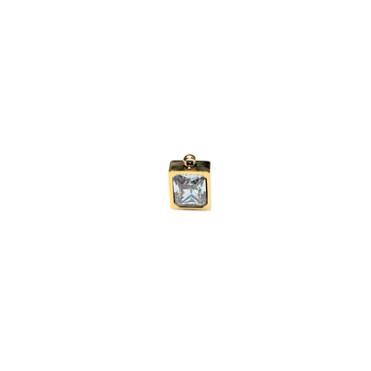 Pendentif strass zirconium 8x12mm