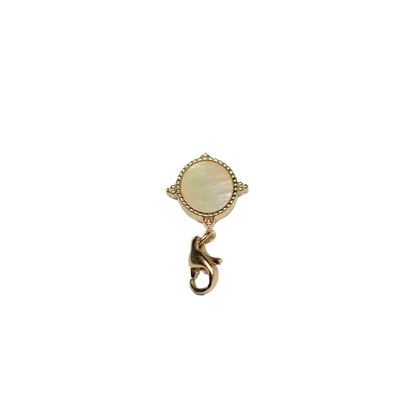 Breloques ovale en nacre 13x17mm
