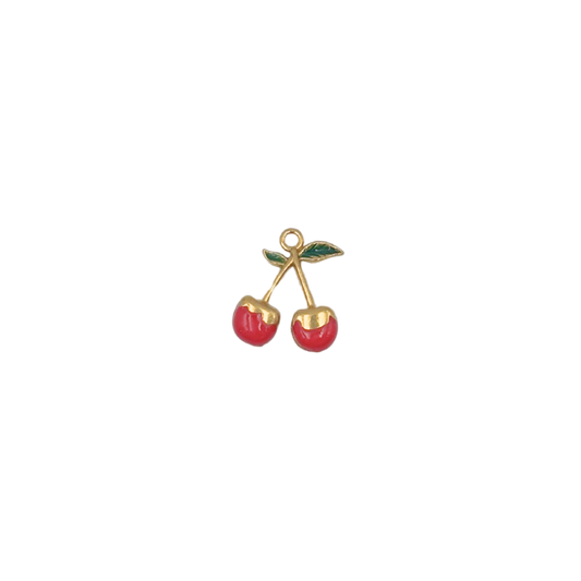 Pendentifs cerise 16x19mm