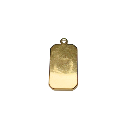 Enameled flower pendants 13x22