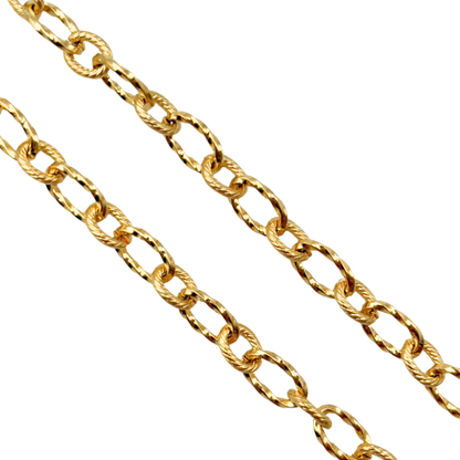 7x12mm oval twisted chain