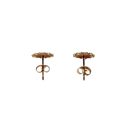 Pearly flower earrings