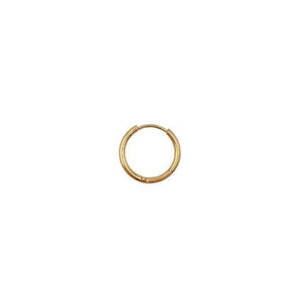 16mm round hoop earrings