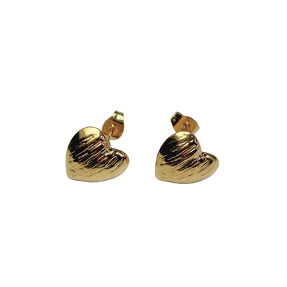 13x13mm heart earrings