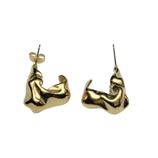 Boucles d'oreilles irrégulières 10x18mm