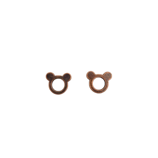 Perles tête d’ourson 9x8mm en laiton