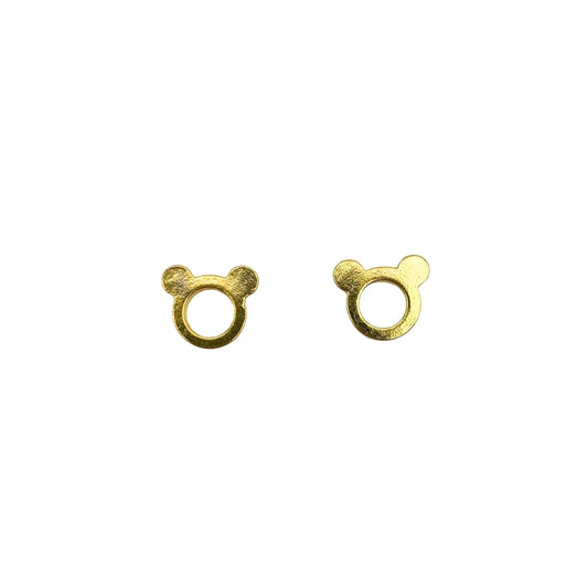 Perles tête d’ourson 9x8mm en laiton