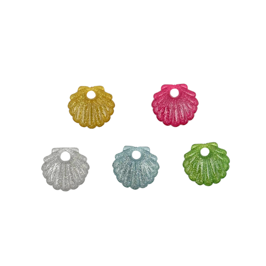 Coquillages pailletée 23x25mm