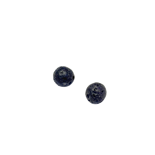 Perle pierre de lave ronde