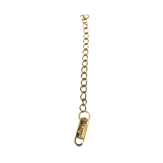 Colliers maille forçat 3x4mm rallonge 5 cm