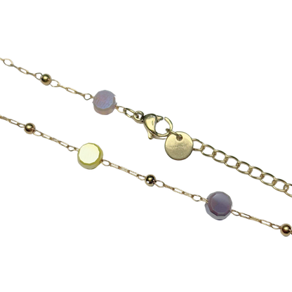 Glasperlenarmband 17+3mm