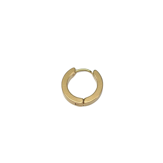 Créoles plat 3x14mm / 4x12mm